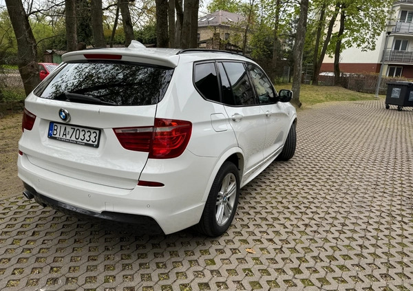 BMW X3 cena 68900 przebieg: 238323, rok produkcji 2013 z Białystok małe 436